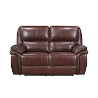 Transitional Double Reclining Loveseat