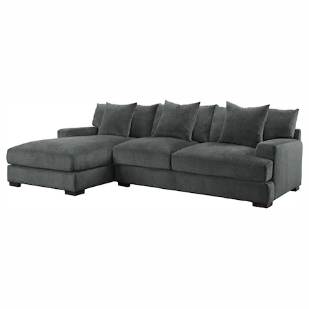 Casual 2-Piece Sectional Sofa with Left Chaise