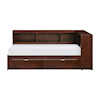 Homelegance Rowe Twin Bookcase Bed