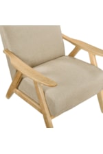 Homelegance Damala Mid-Century Modern Accent Chair with Wood Frame