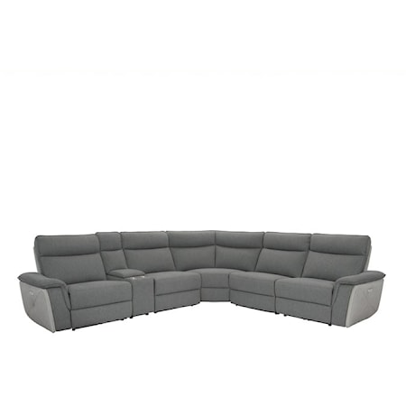 6-Piece Modular Power Reclining Sectional