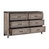 Homelegance Newell 6-Drawer Dresser