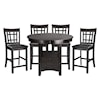 Homelegance Furniture Junipero 5-Piece Counter Height Dining Set