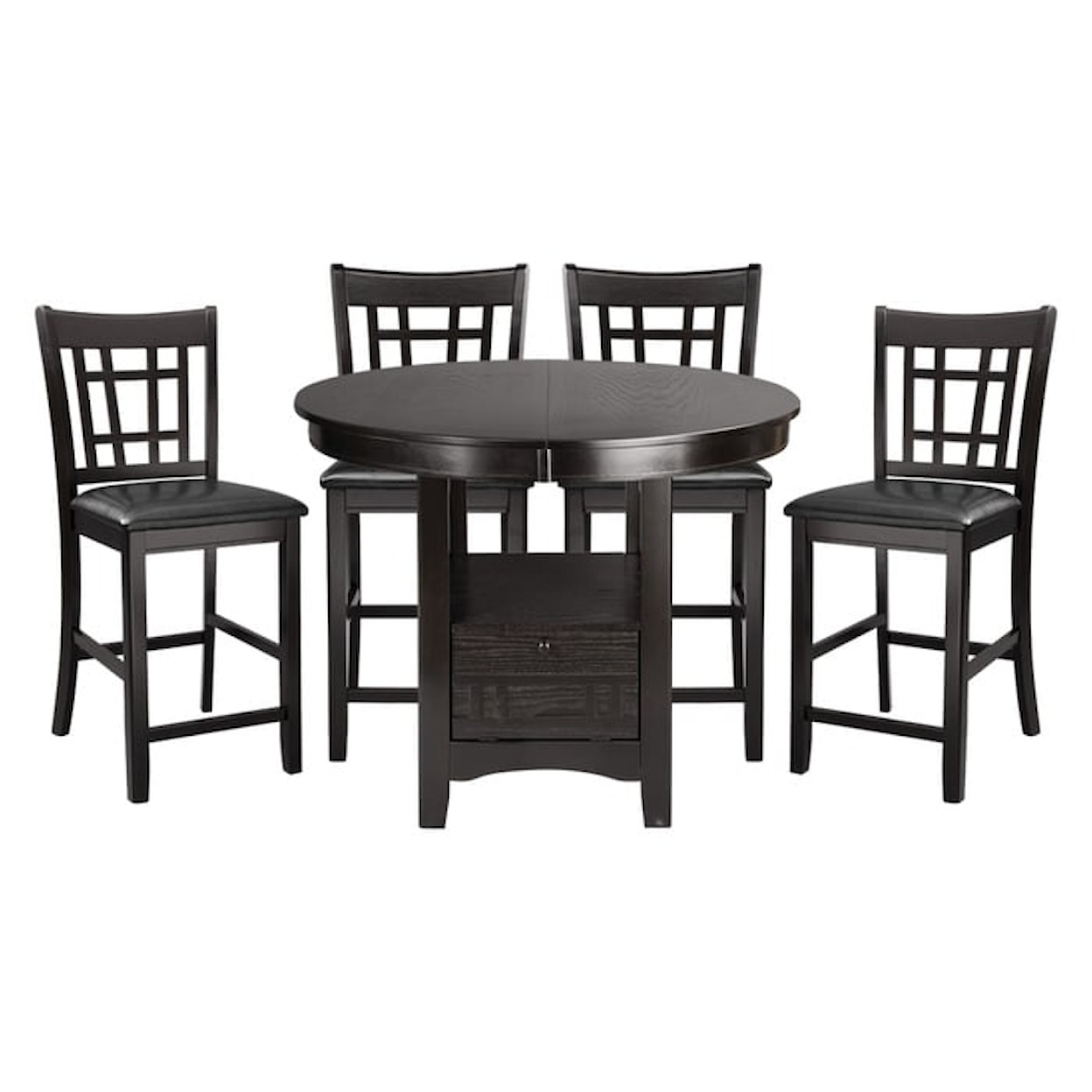 Homelegance Furniture Junipero 5-Piece Counter Height Dining Set