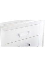 Homelegance Tamsin Glam 6-Drawer Dresser with Acrylic Bar Pulls