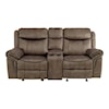 Homelegance Aram Reclining Loveseat