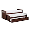 Homelegance Rowe Twin/Twin Bed with Twin Trundle