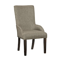 Transitional Upholstered Arm Chair with Nailhead Trim