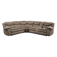 Casual 3-Piece Sectional with Right Console