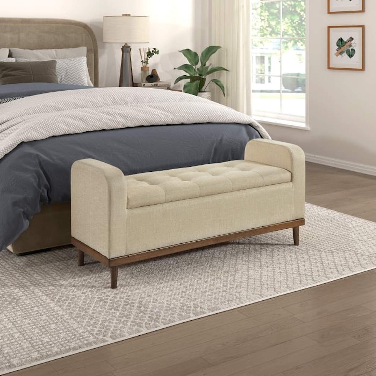 Homelegance Furniture Brigitte Storage Bench