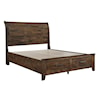 Homelegance Jerrick Queen Sleigh  Bed with FB Storage