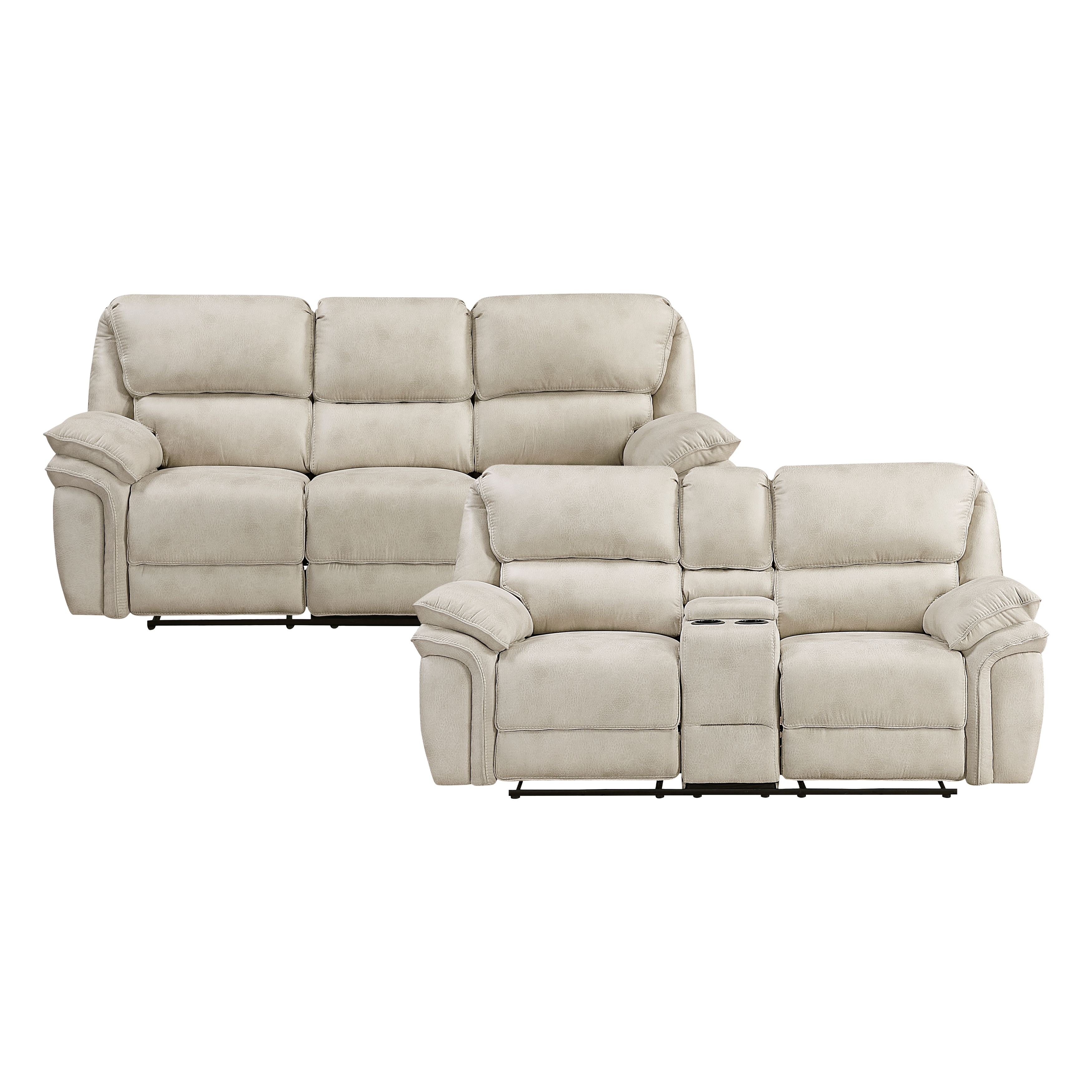 Homelegance Proctor 2-Piece Manual Reclining Living Room Set
