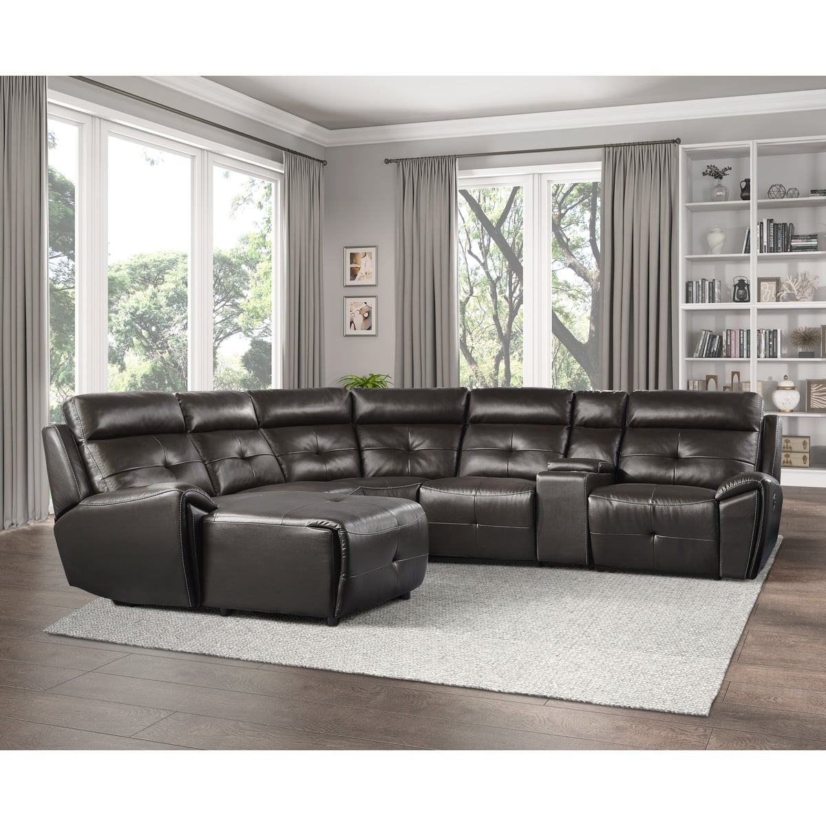 6-Piece Reclining Sectional