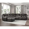 Homelegance Avenue 6-Piece Reclining Sectional