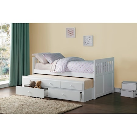 Twin/Twin Trundle Bed