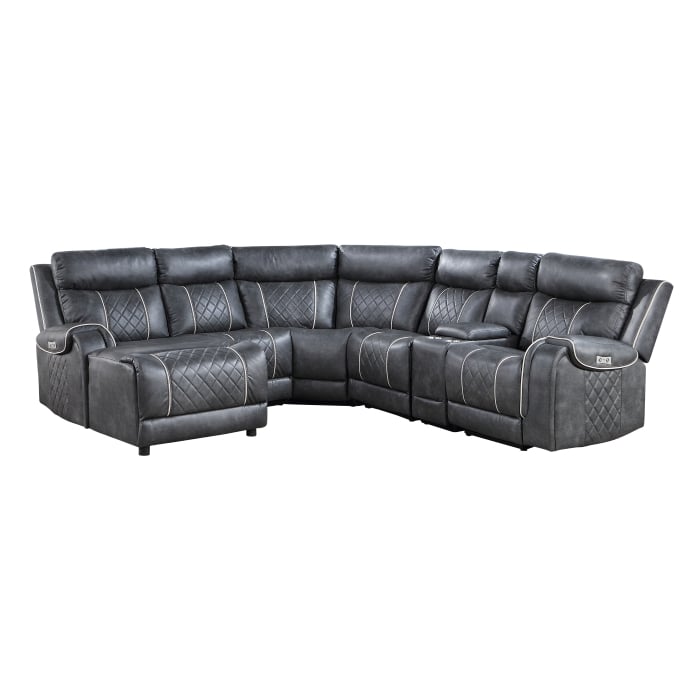 6-Piece Modular Power Reclining Sectional