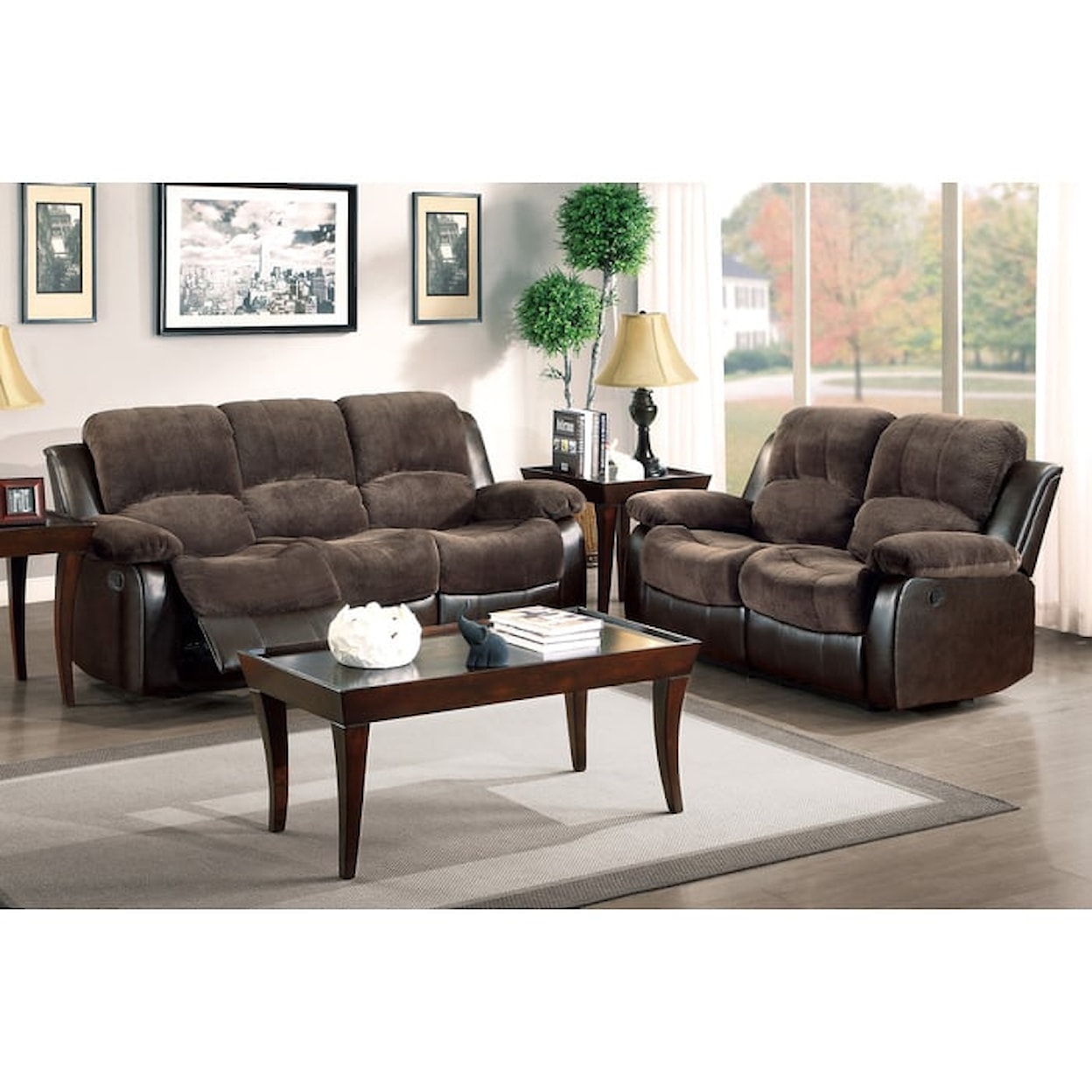 Homelegance Furniture Cranley Double Reclining Sofa