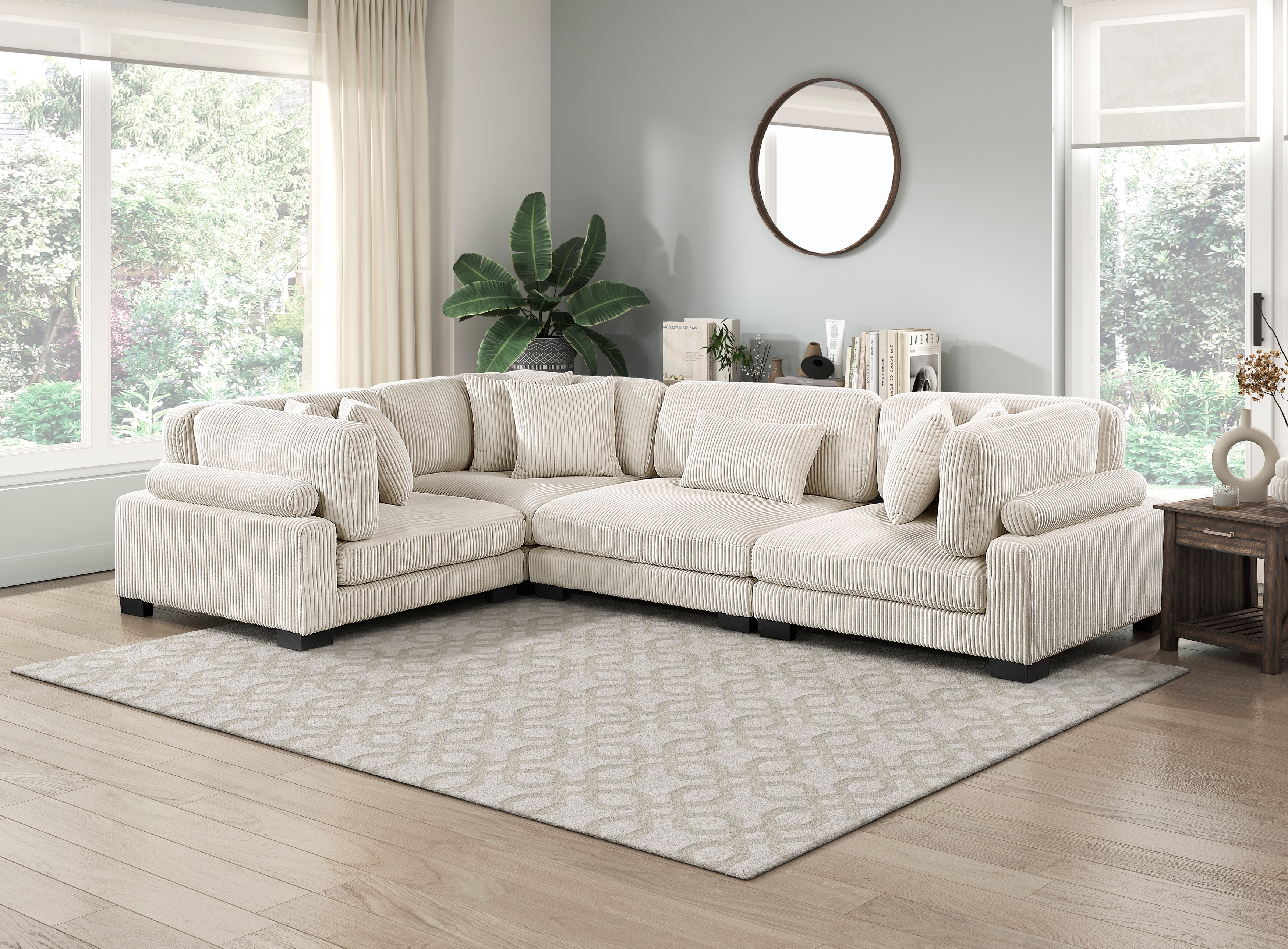 Homelegance Traverse 4-Piece Sectional Sofa