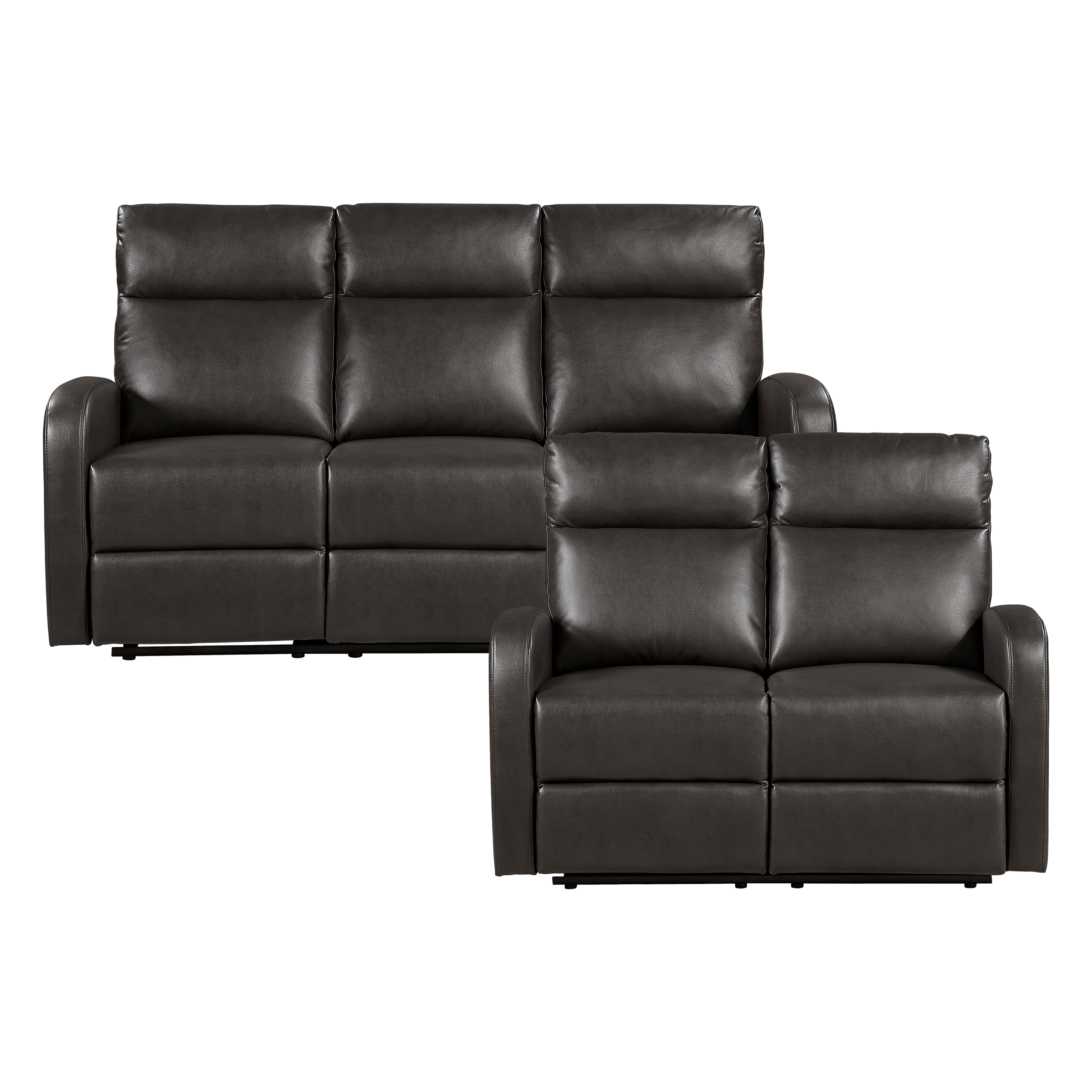 Homelegance Allen 2-pc. Faux-Leather Manual Reclining Set