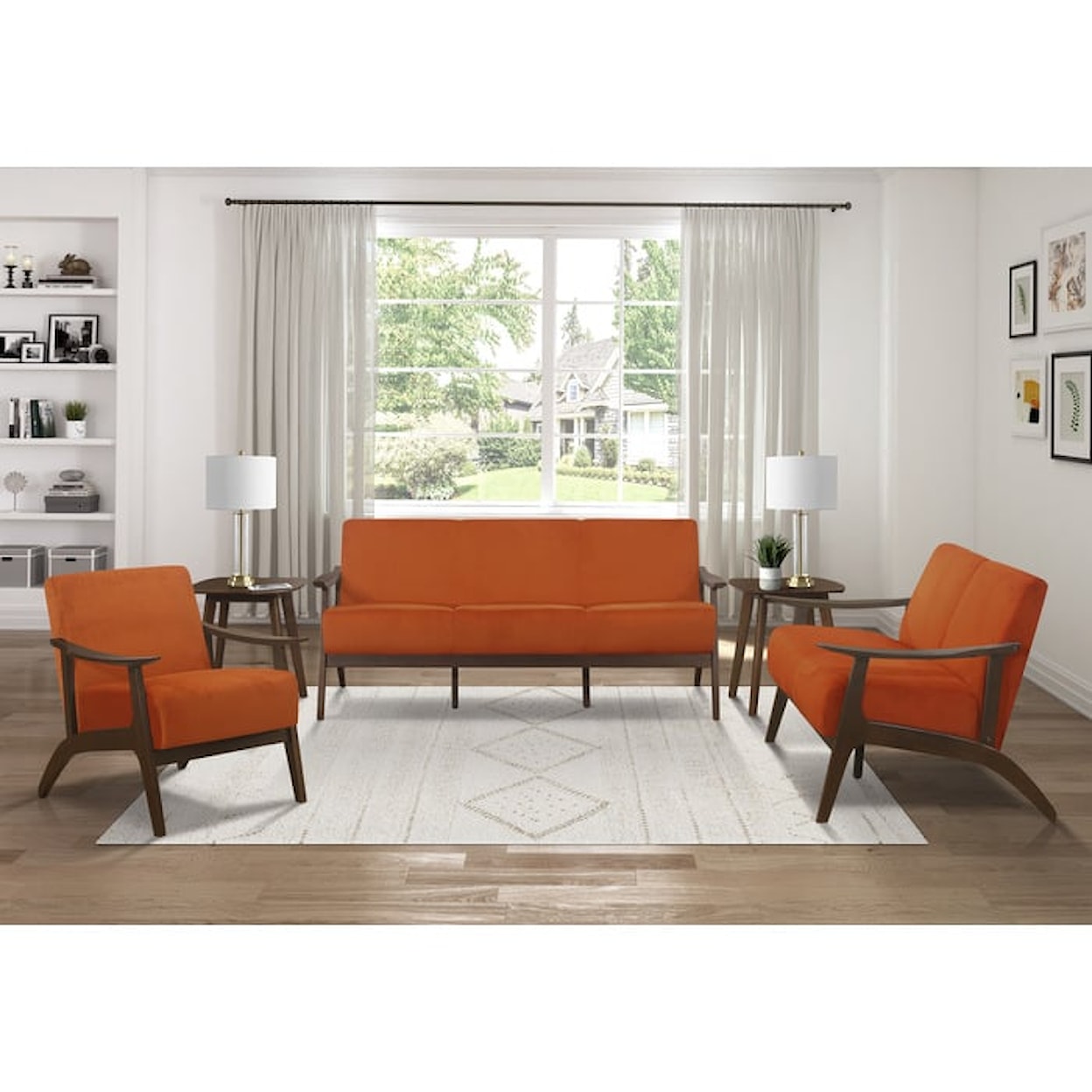 Homelegance Furniture Carlson 2-Piece Living Room Set