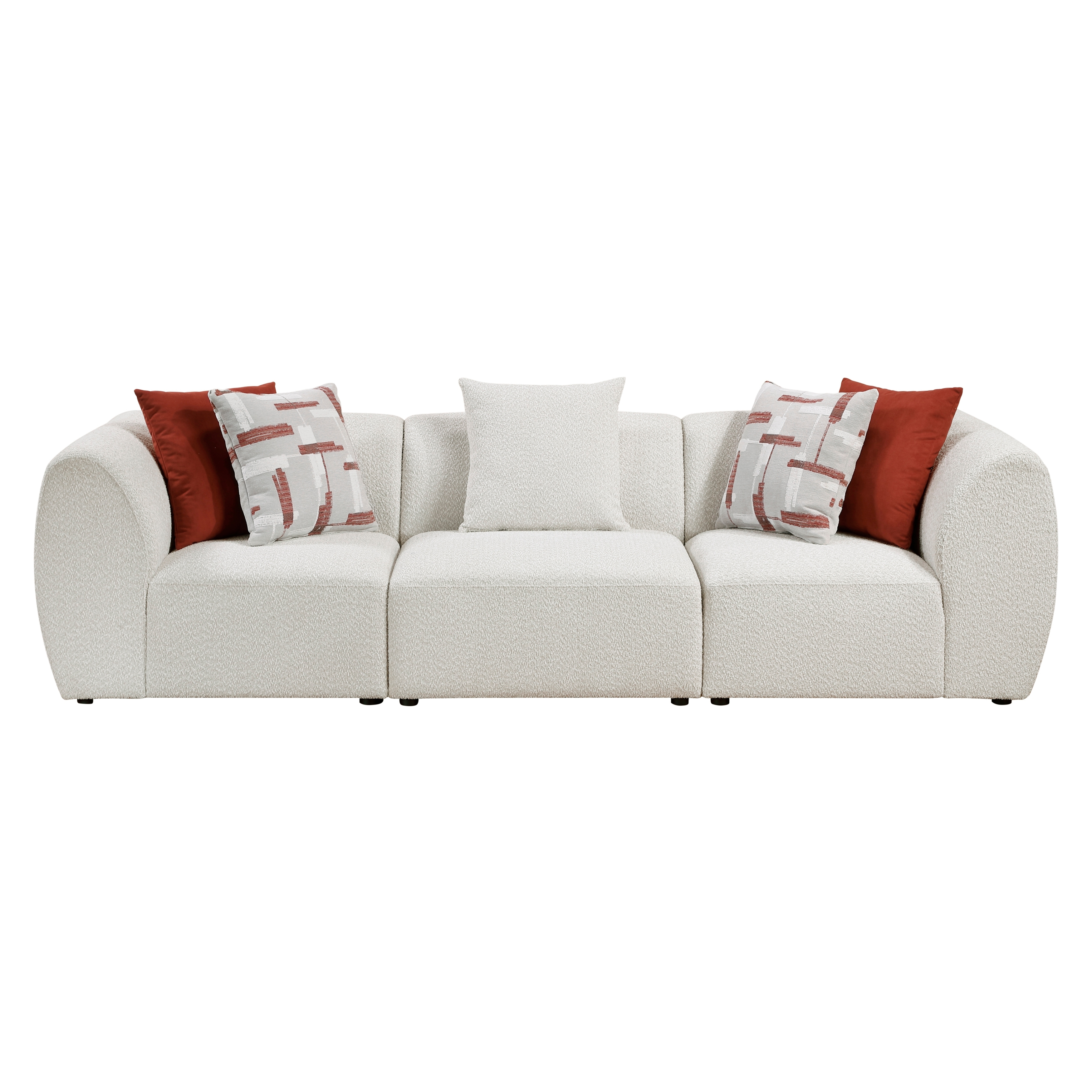 Sofa with Throw Pillows
