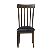 Transitional Dining Chair with Spindle Back
