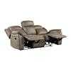 Homelegance Centeroak Double Reclining Sofa