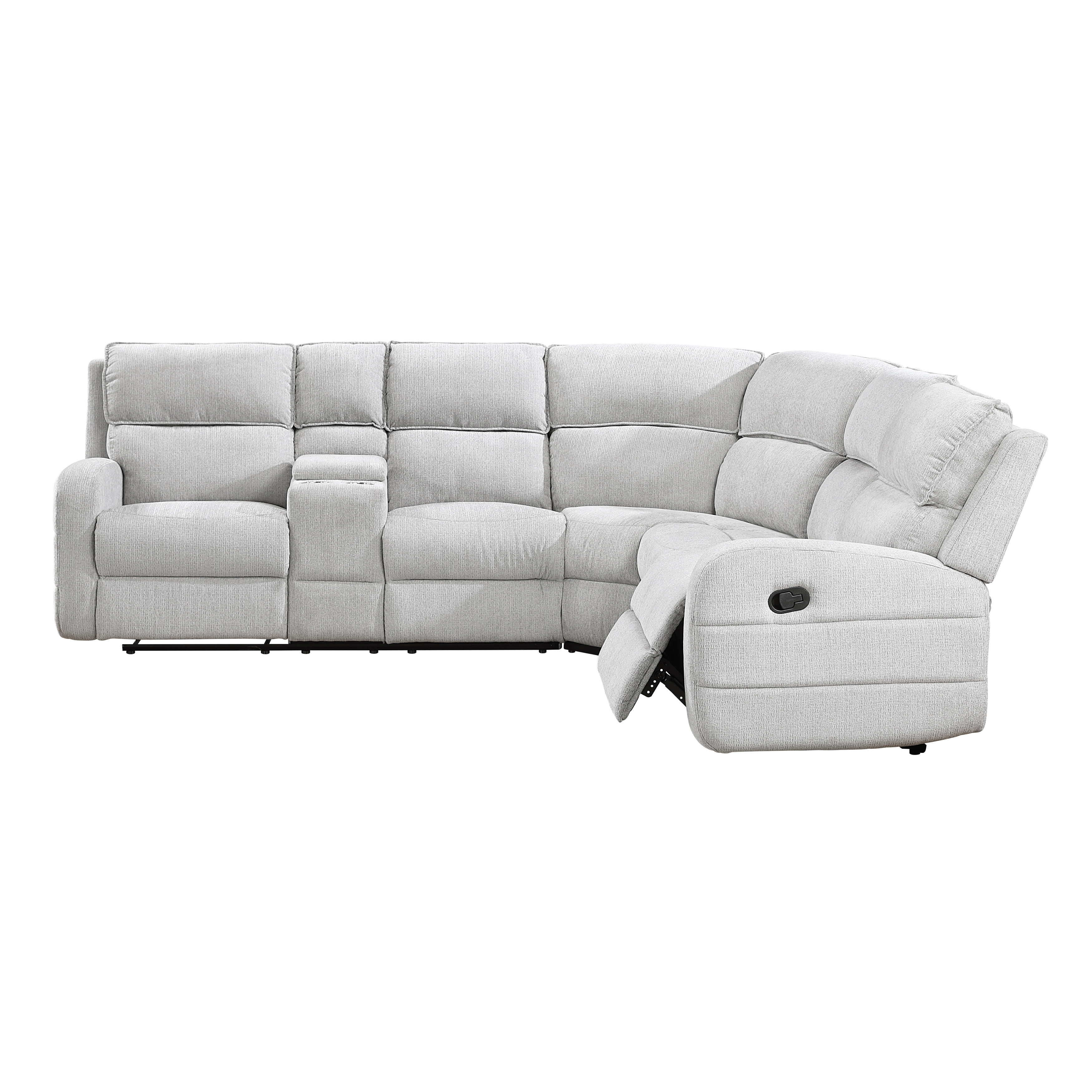 3-Piece Manual Reclining Sectional Sofa