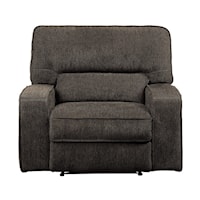 Casual Power Recliner with Power Headrest and USB Port