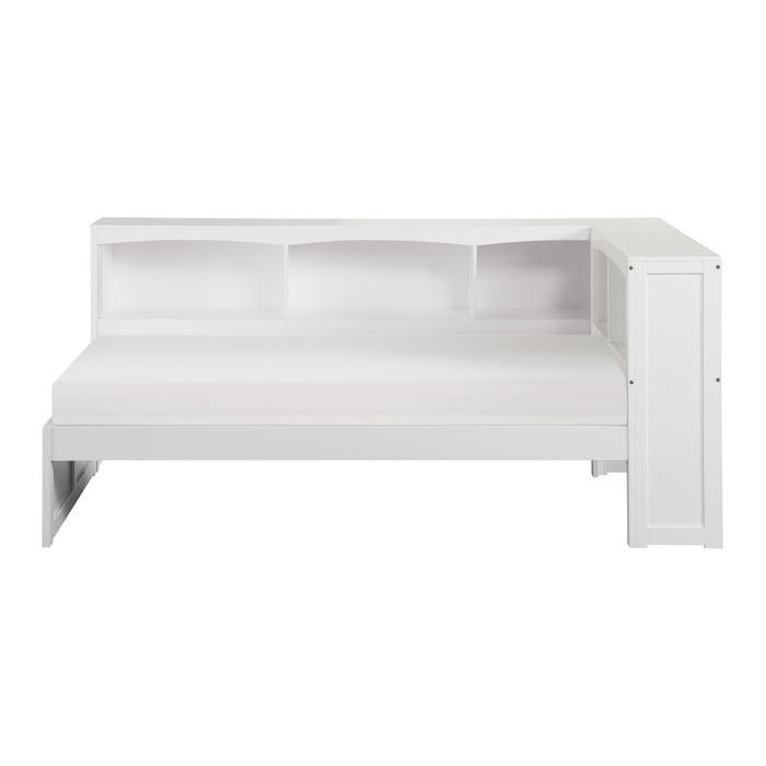 Twin Bookcase Corner Bed