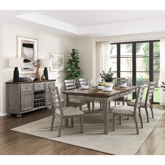 Homelegance Tigard 6-Drawer Dining Table