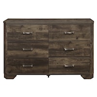 Transitional 6-Drawer Dresser