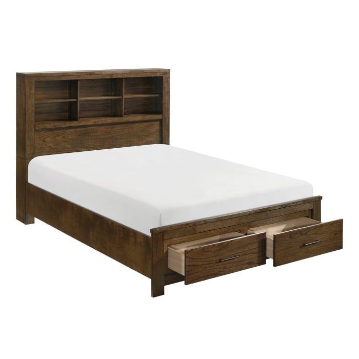 5-Piece Queen Wall Platform Bed