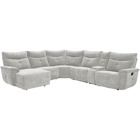 6-Piece Modular Reclining Sectional Sofa