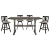 Homelegance Furniture Amsonia 5-Piece Counter Height Dining Set
