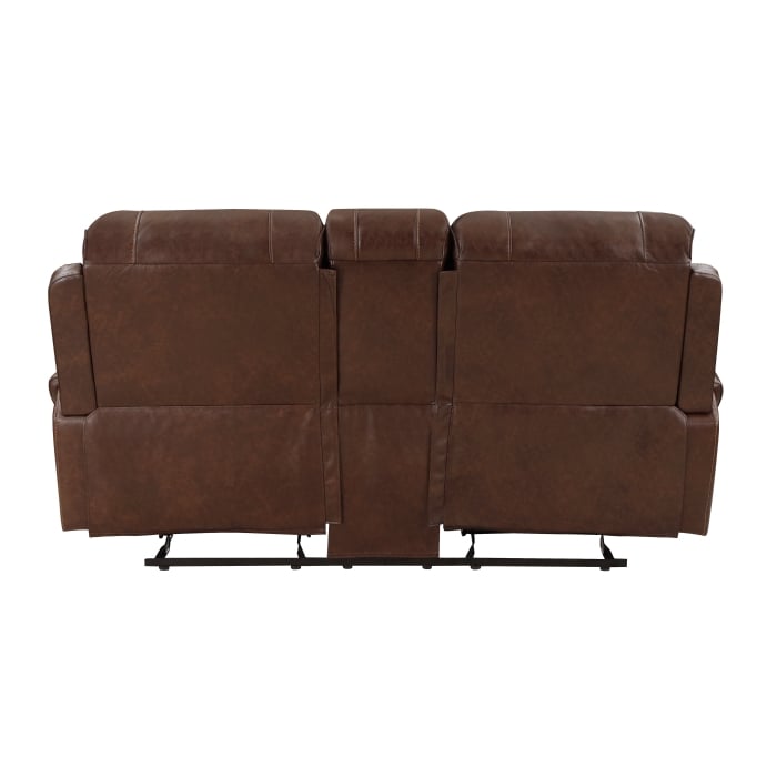 Homelegance Newnan Double Glider Reclining Loveseat