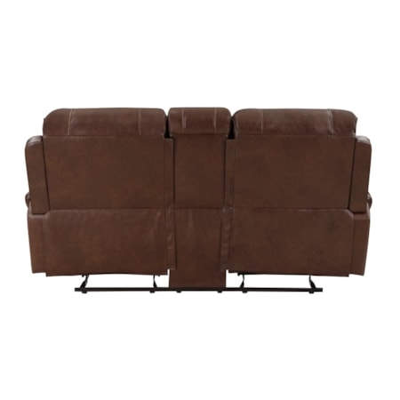 Double Glider Reclining Loveseat