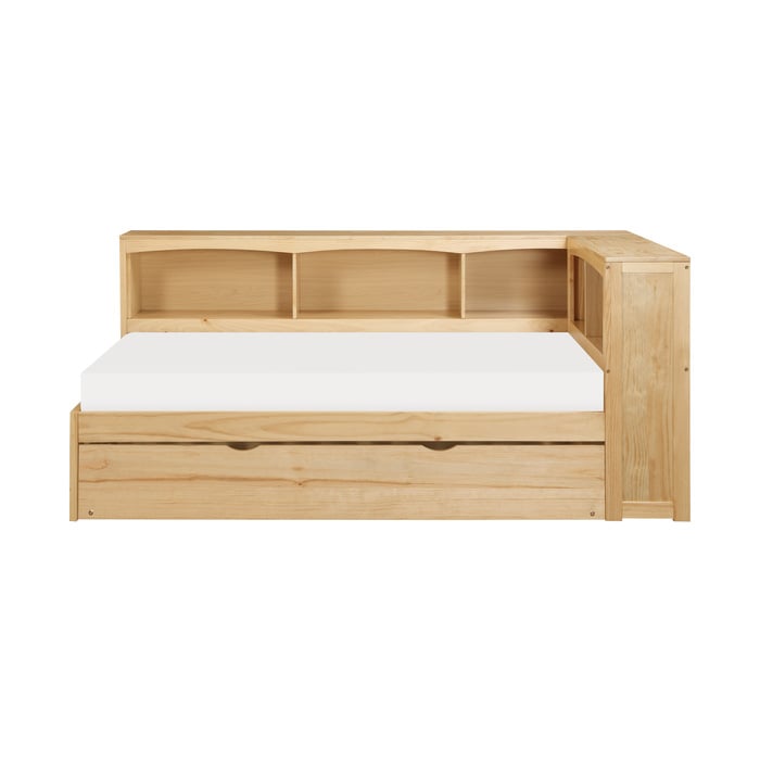 Twin Bookcase Corner Bed