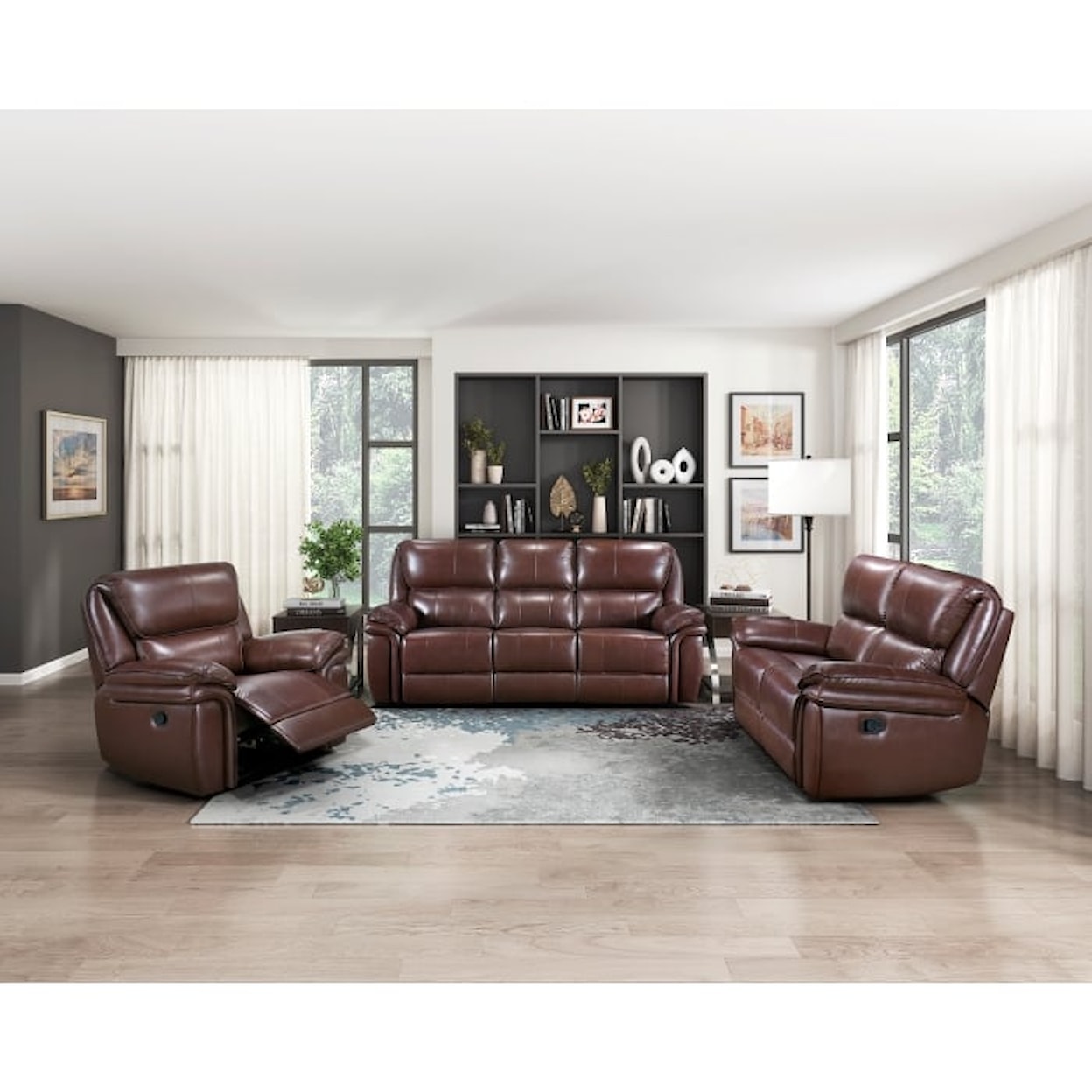 Homelegance Furniture Lyman Reclining Loveseat