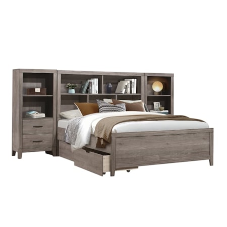 4-Piece Queen Wall Bed