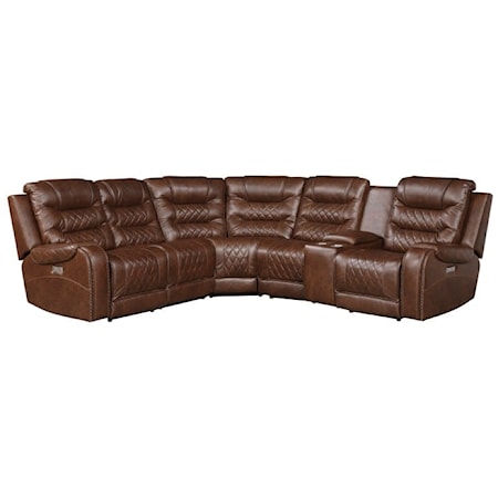 6-Piece Power Reclining Sectional Sofa