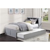 Homelegance Orion Twin Bookcase Bed with Twin Trundle