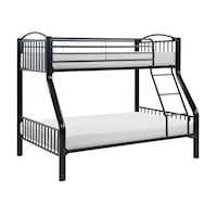 Contemporary Twin-Over-Full Bunk Bed