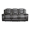 Homelegance Furniture Briscoe Double Reclining Sofa