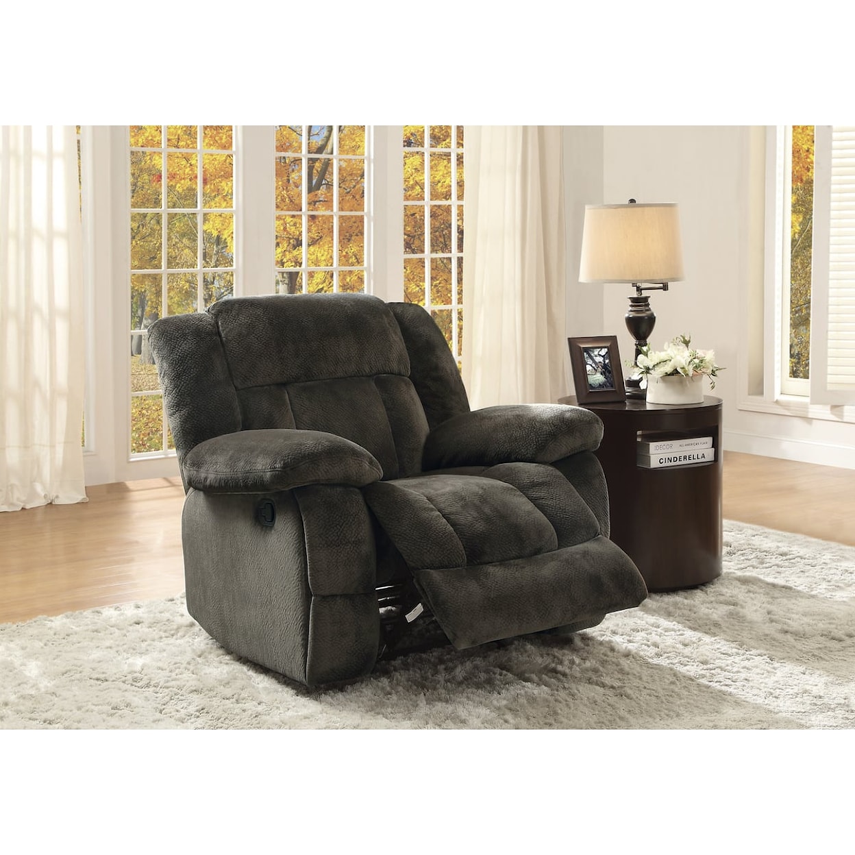 Homelegance Furniture Laurelton Glider Reclining Chair