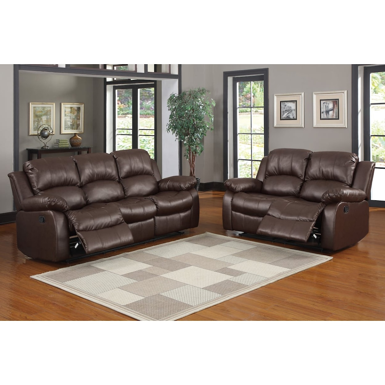 Homelegance Cranley Double Reclining Sofa