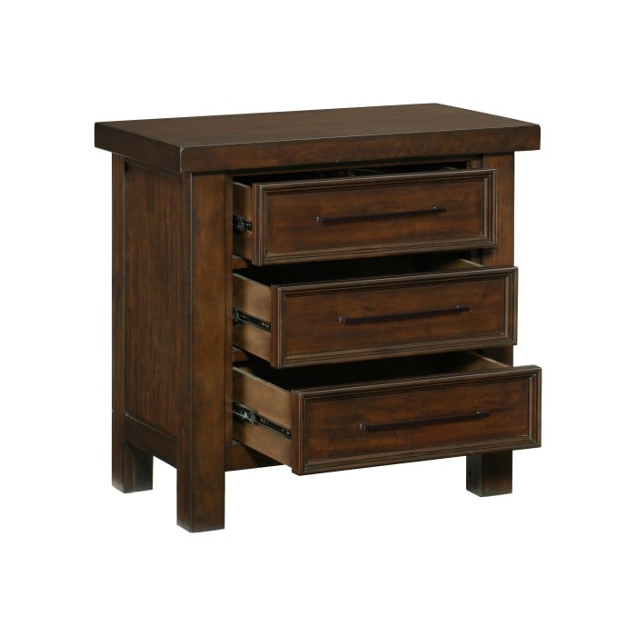 Homelegance Logandale 3-Drawer Nightstand
