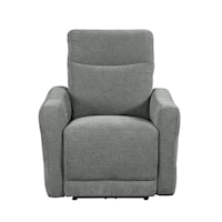 Contemporary Power Reclining Chair with Power Headrest and USB Port