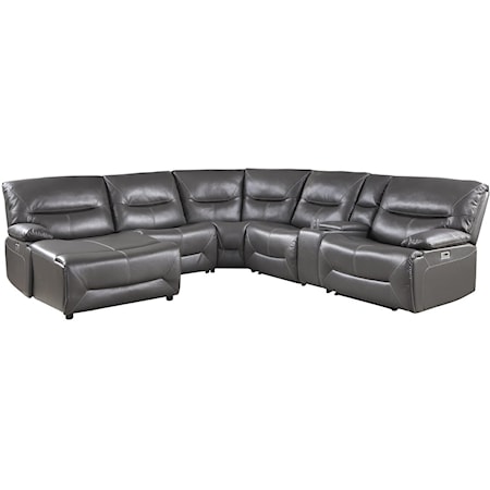 6-Piece Power Reclining Sectional Sofa