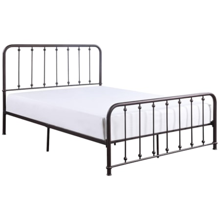 Eastern King Metal Platform Bed